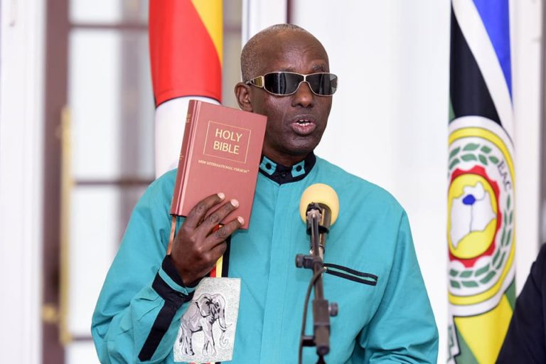 General Tumwiine swears in as the new security minister