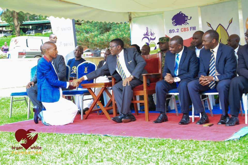 Bryan White Invited by The Kabaka At the Opening of the 2018 BIKA tournament