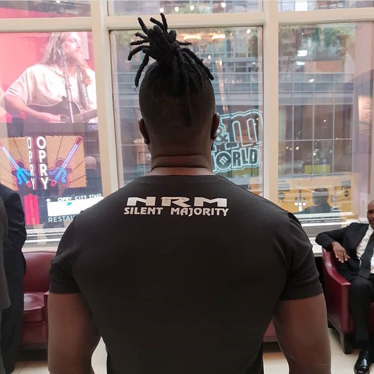 Bebe Cool Customizes NRM Shirt.