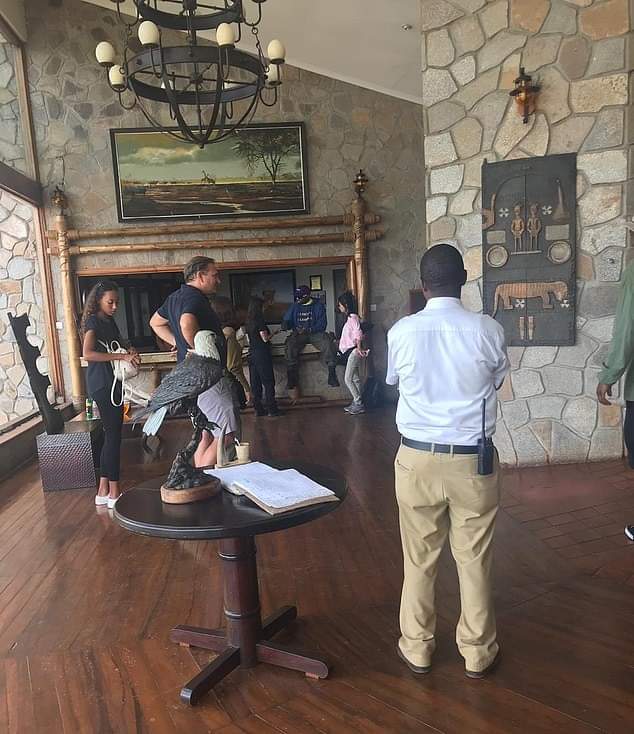 American Rapper Kanye West and Wife Kim Kardashian Land at Chobe Safari Lodge