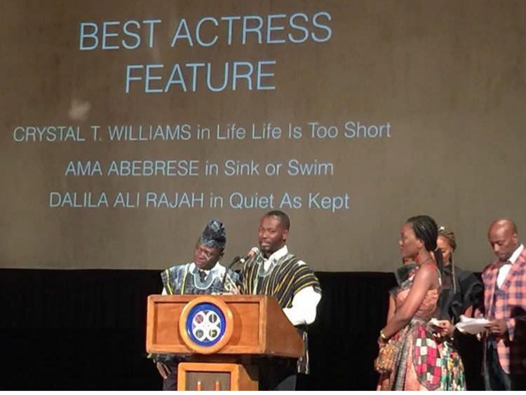 Ama K Abebrese Wins Best Actress at Newark International Film Festival