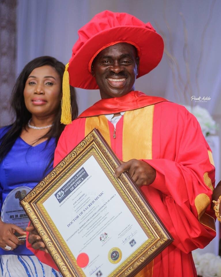 Congratulations! Musician Yaw Sarpong Receives Honorary