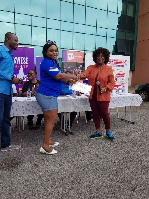 Asempa FM’s Fire Lady  Wins Sports Women Achievers Award