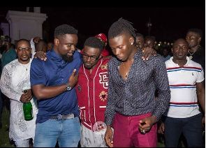 Video: Stonebwoy And Sarkodie Perform At Nana Appiah Mensah Private Birthday Party
