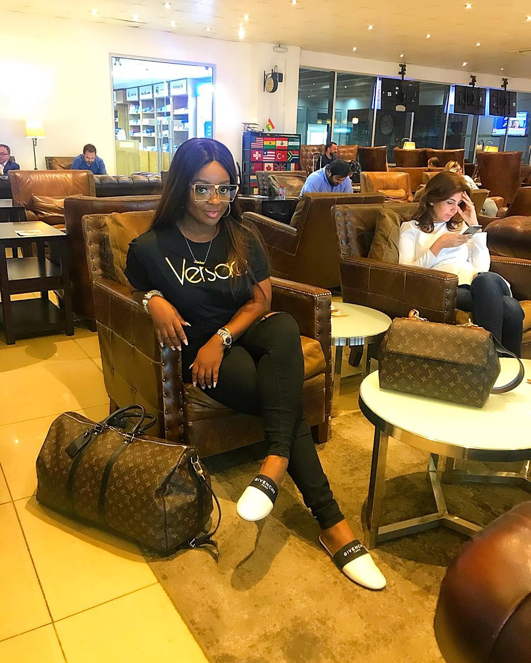 PHOTOS: Six(6) Times Jackie Appiah Gave Us Airport Swags