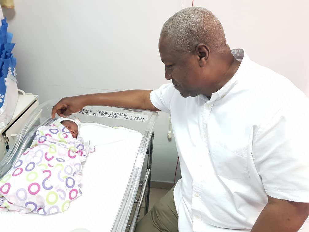 John Mahama And Wife Welcome His Newly-Born ‘Grandchild'(PHOTOS)