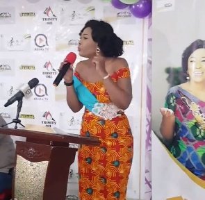 My Mum Single Handedly Raised All 9 Children – Former GMB Queen, Abena Breaks Down In Tears