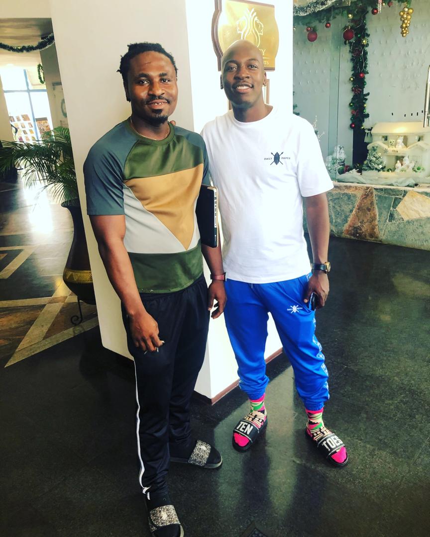 Ghanaian Artist manager Mod Dee Spotted With British-Congolese Comedian Eddie Kadi.