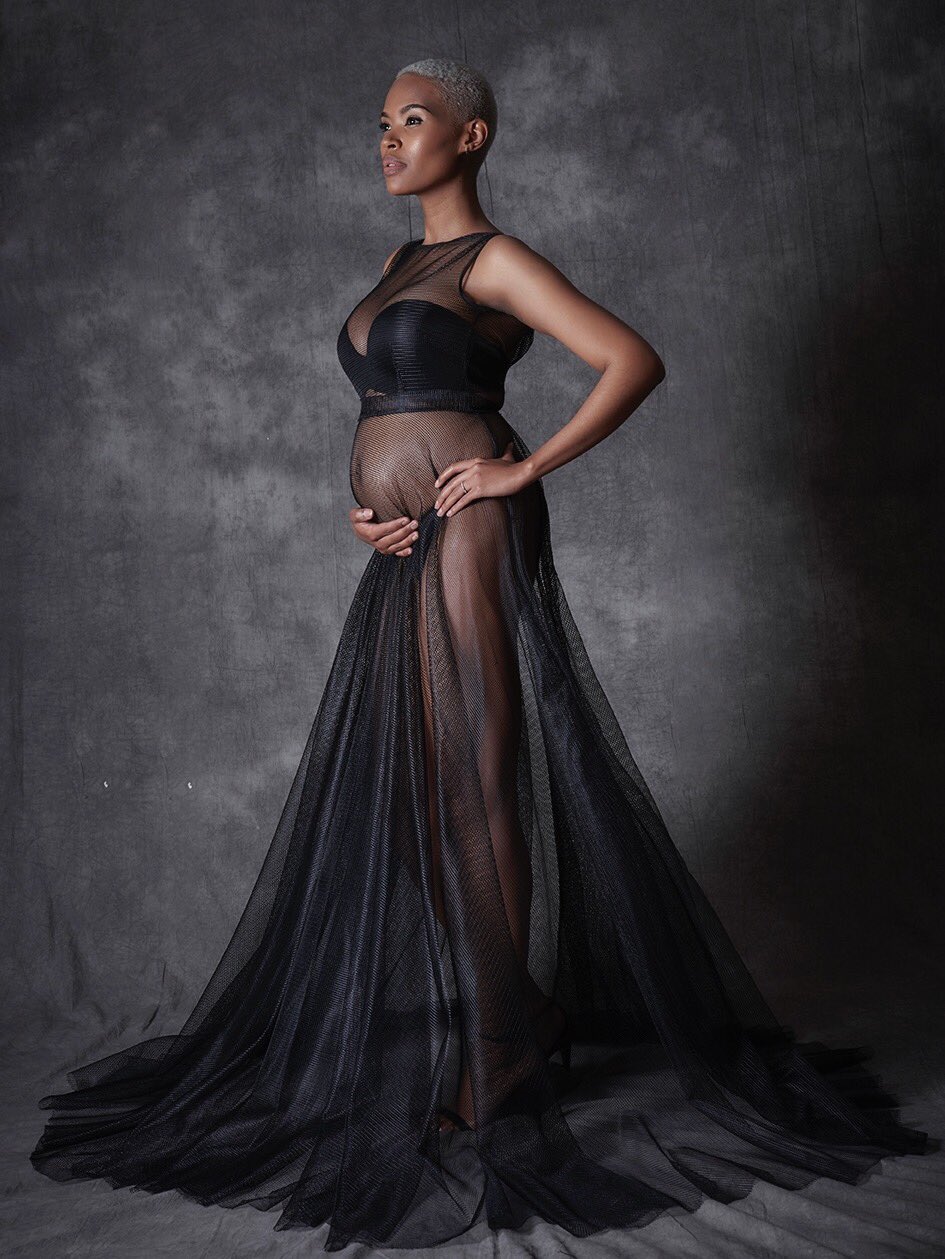 Gail Mabalane working hard to loose her pregnancy weight