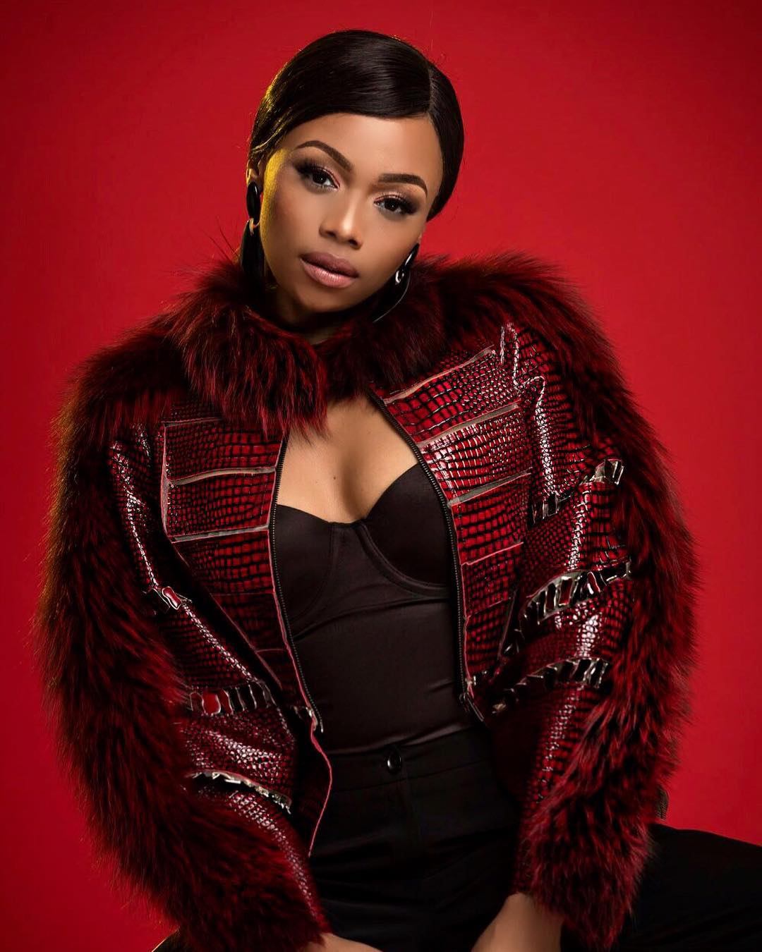 Bonang Matheba Sexy In Pink
