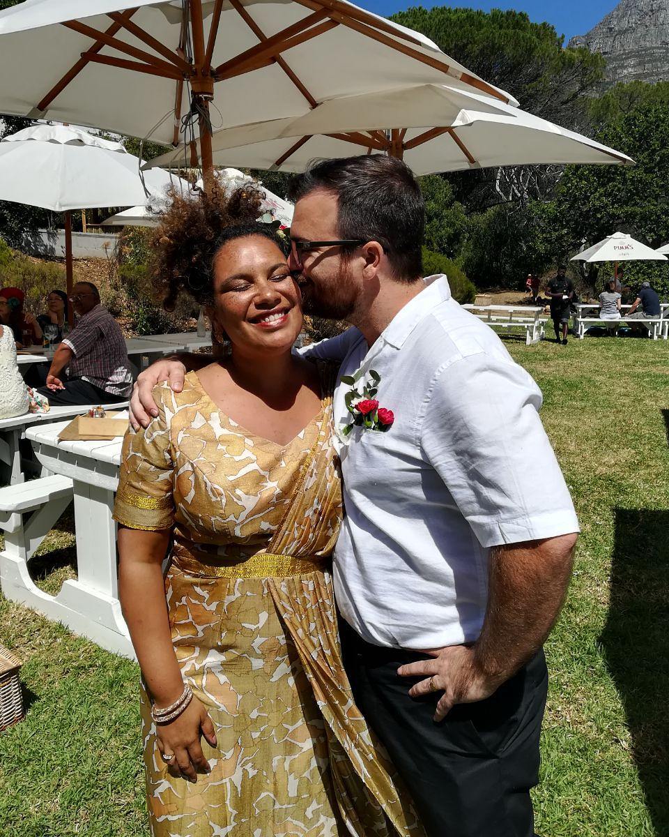 Actress Quanita Adams ties the knot