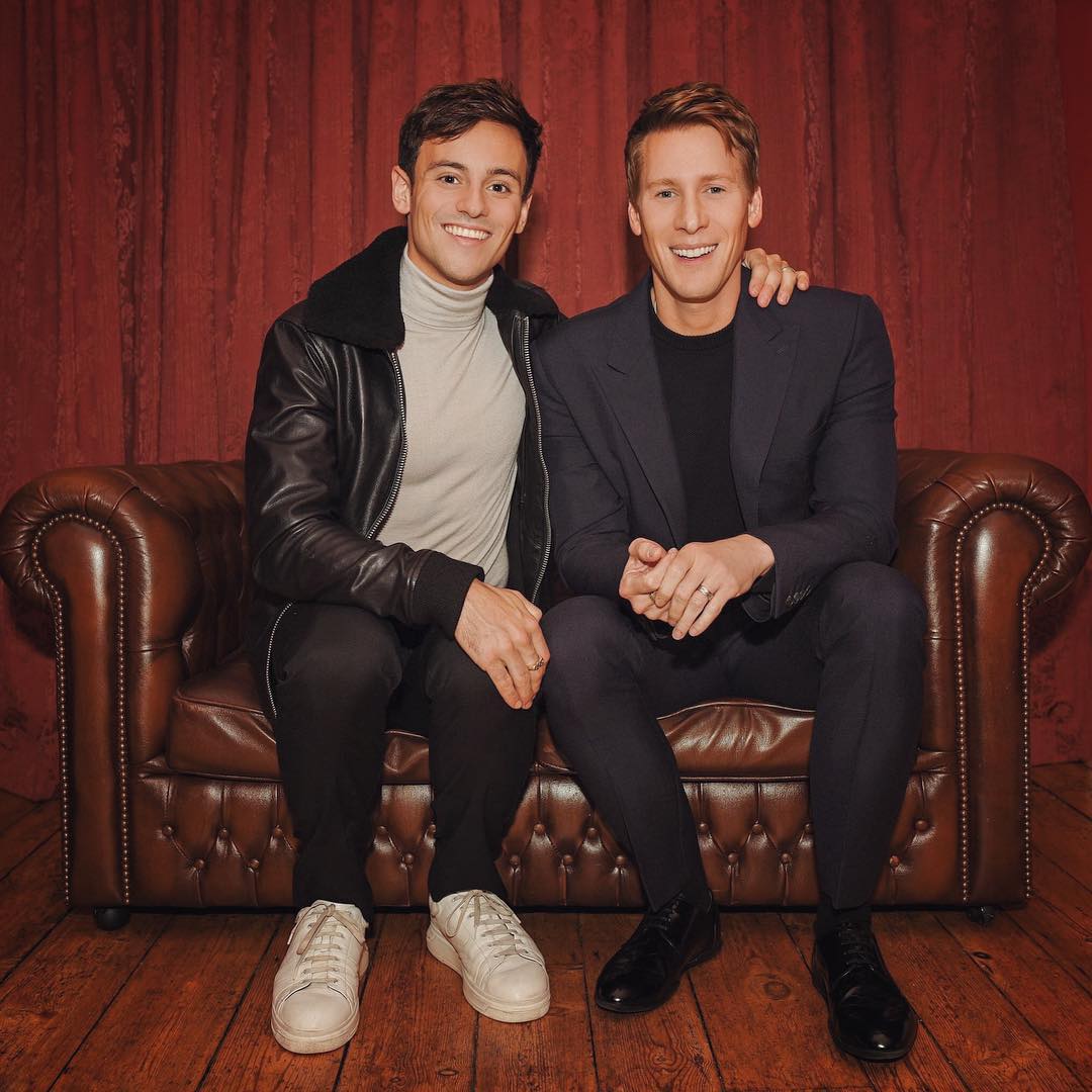 Gay couple Tom Daley and Dustin Black expecting first child