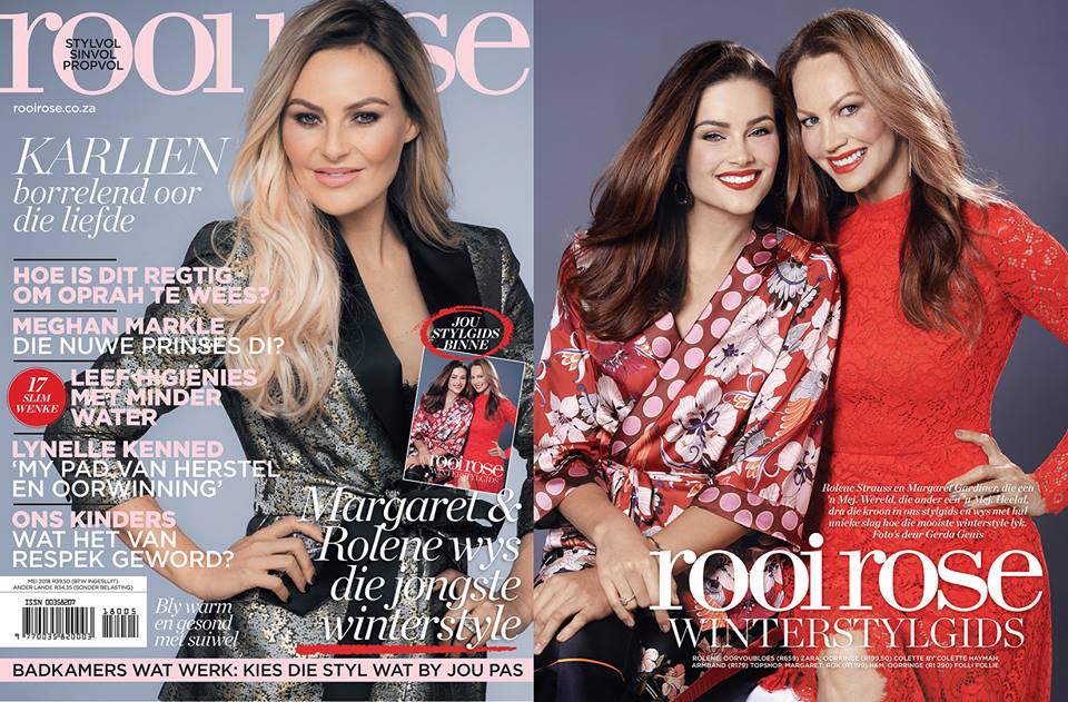 Rolene Strauss and Margaret Gardiner look great on the same magazine cover