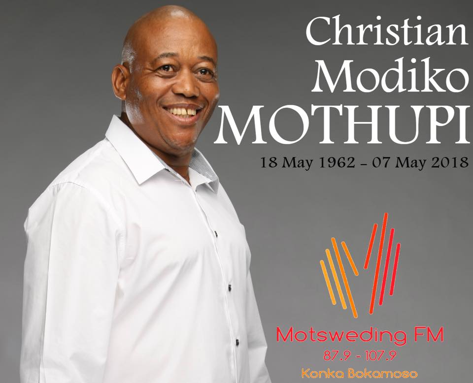 Modiko Mothupi has died
