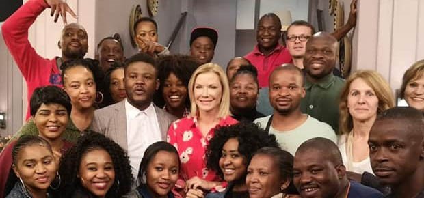 The Bold and the Beautiful Brooke Logan makes appearance at Isidingo set