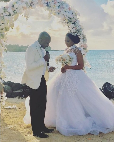 Photos: Inside Lebo Gunguluza’s white wedding