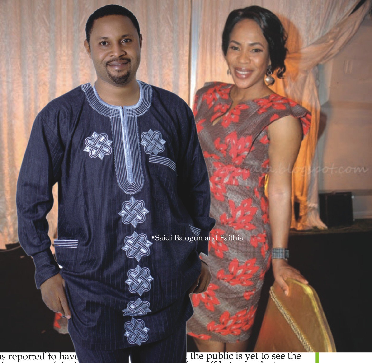 Friendly exes: Watch as Saidi Balogun spray Fathia Balogun at Mercy Aigbe’s birthday party