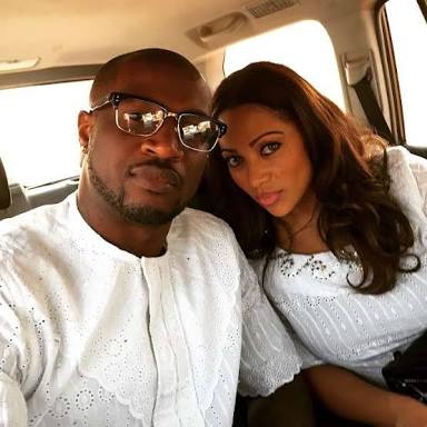 Lola Omotayo Sends Heart Melting Message to Husband, Peter Okoye as they Mark Wedding Anniversary
