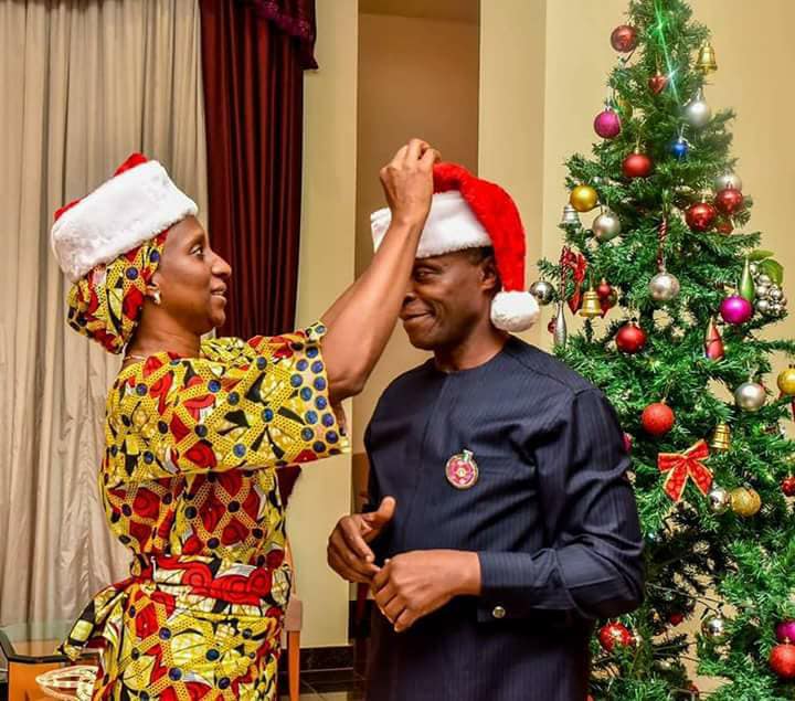 Vice President Yemi Osinbajo and Dolapo Osinbajo releases Christmas photos