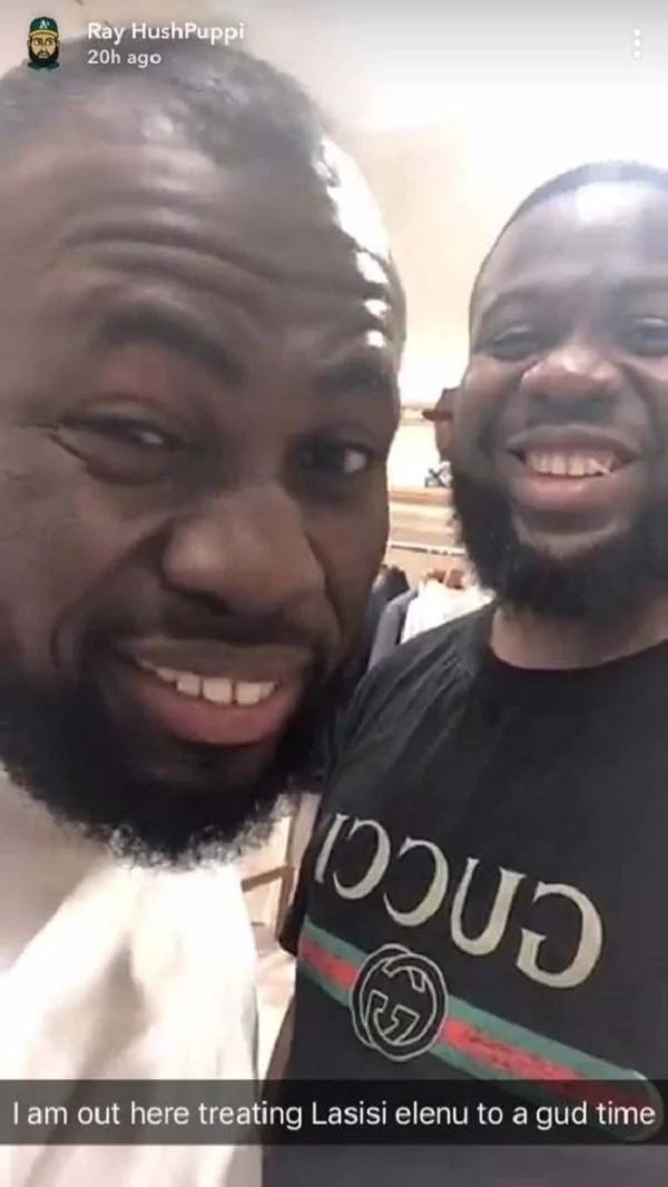 HushPuppi treats Lasisi Elenu to a Gucci shopping