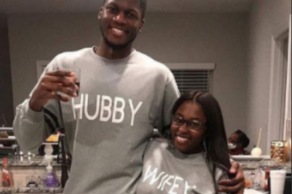 Check out the height different between this couple