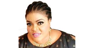 Nollywood actress, Allwell Ademola was beaten by thugs on her movie set