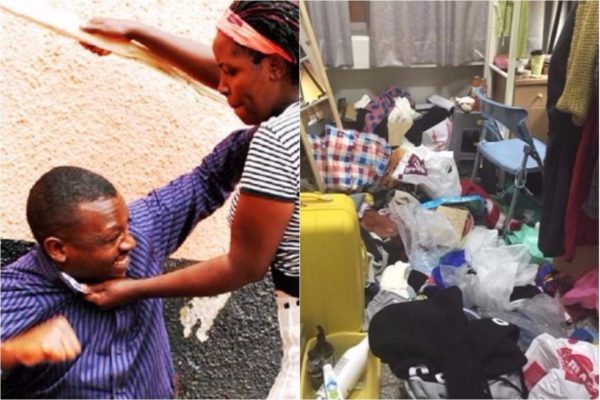Lady Destroys Boyfriends Property,Thinking he was Cheating