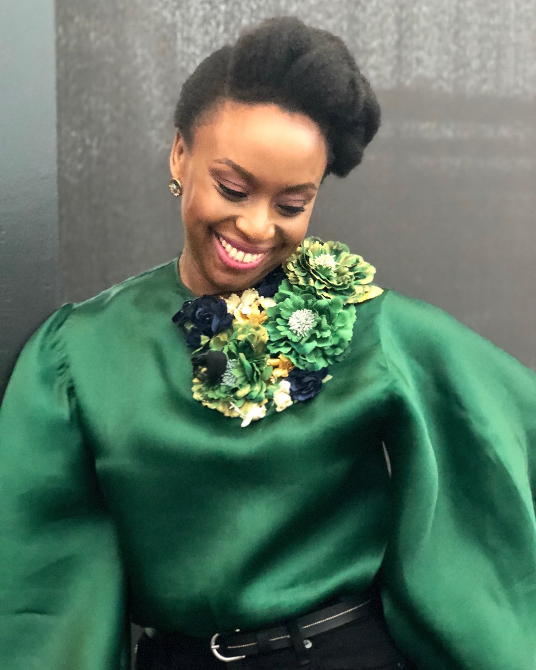 Chimamanda Ngozi Adichie Rocks Naija’s Green to Deliver the IWD Keynote Speech at Amazon Headquarters