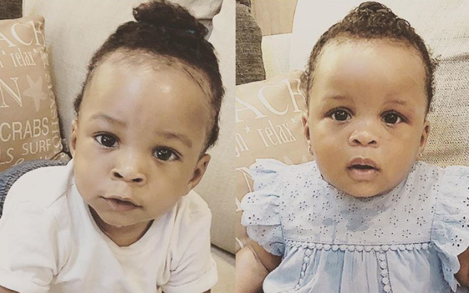 Lovely photo of Paul Okoye’s 8 month twins