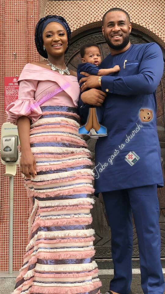 Pictures from Ex-Beauty Queen, Powede Lawrence’s Child Dedication
