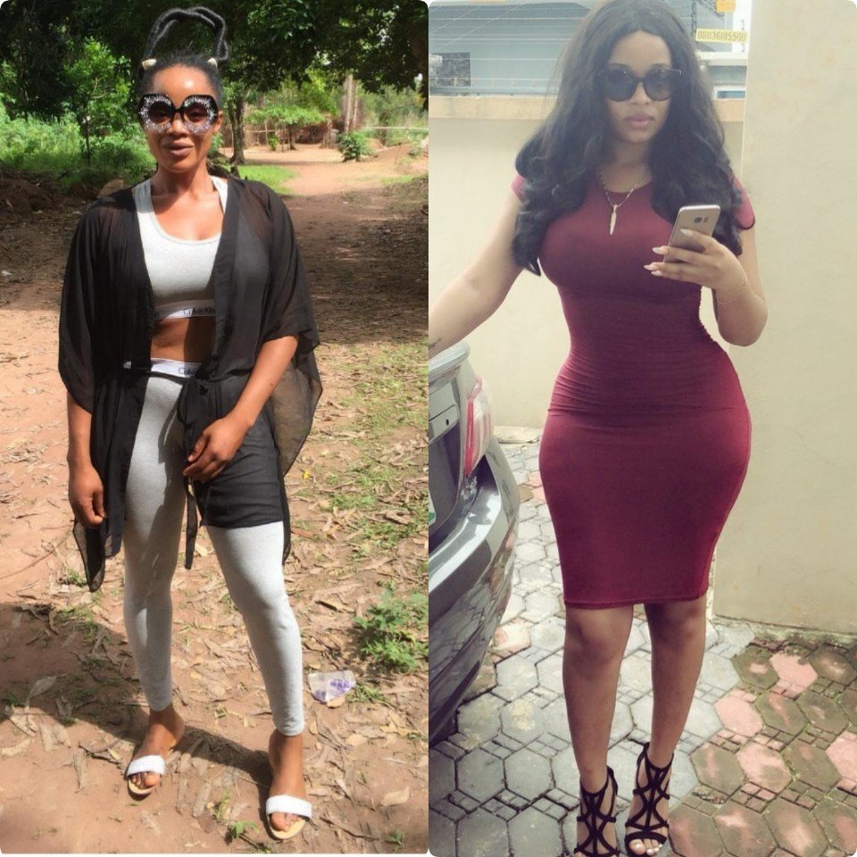 See as actresses Onyi Alex and Uche Ogbodo slams IG user