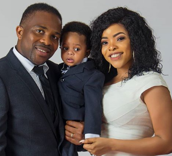 Cute photos of Linda Ikeji and her family