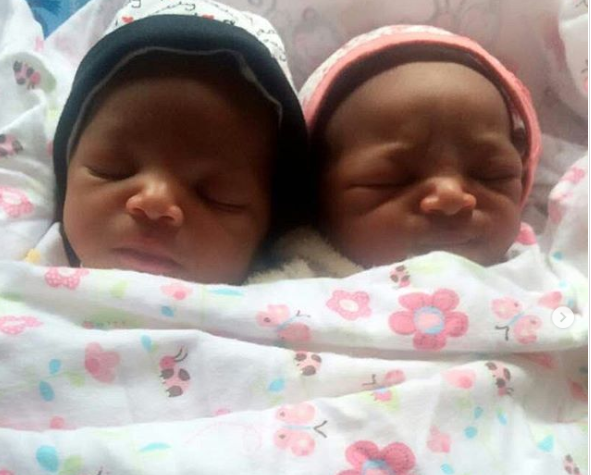Nollywood actor Augustine Iloh welcomes twin daughters