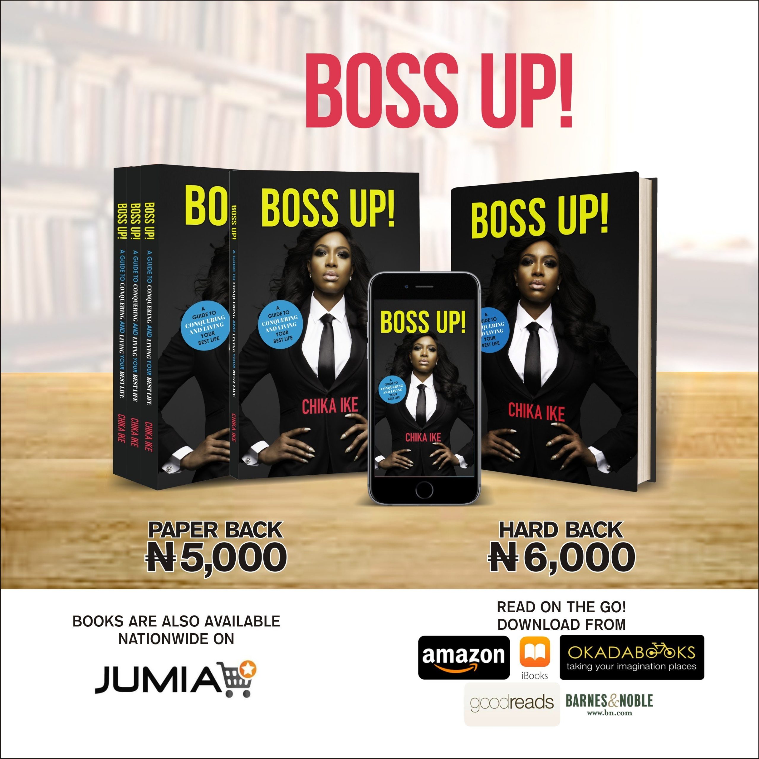 Chika Ike releases new book titled Boss Up