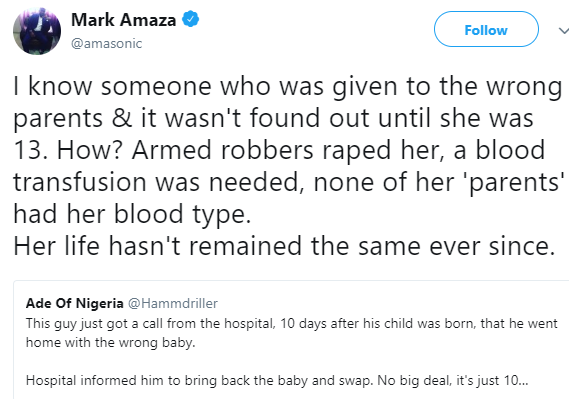 What do you do if you  find out that their 13 year old daughter was switched at birth