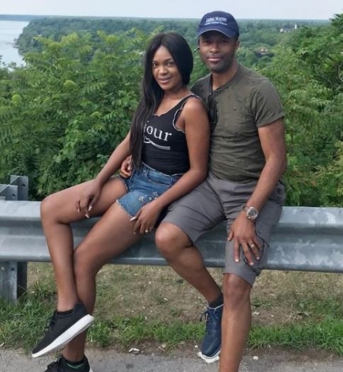Vacation photos of Omoni Oboli and husband
