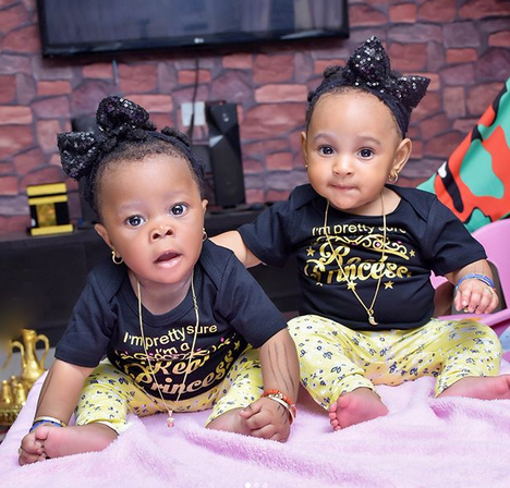 Royalty! See Beautiful Photos of Alaafin of Oyo’s Five Months Old Twin Daughters