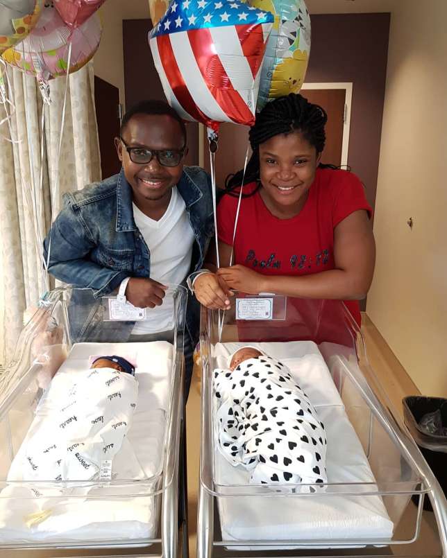 Meet Teju Babyface’s Adorable Twins; they are so Cute