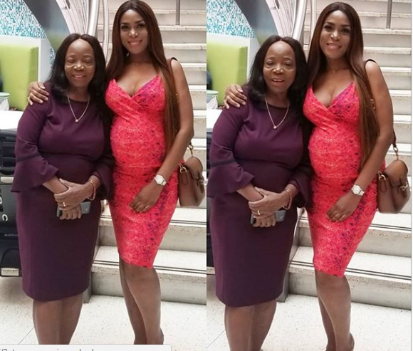 Photos of Linda Ikeji and her mom in Atlanta