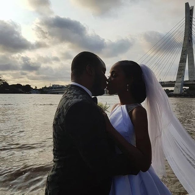 Beautiful Photos from Chef Fregz and Lala Akindoju’s White Wedding