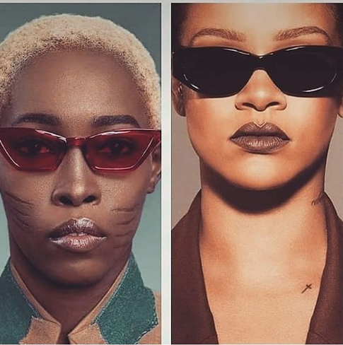 Model with tribal marks gets Rihanna’s attention and a follow-back