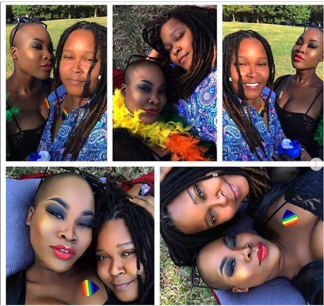 Dewy Oputa and her partner SJ celebrates their first pride as a couple