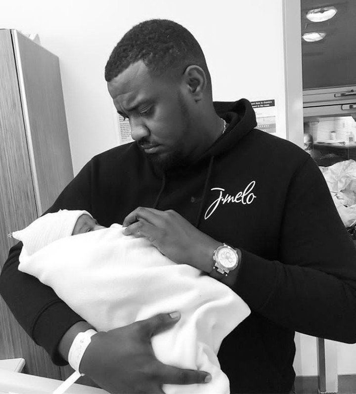 John Dumelo welcomes his first child
