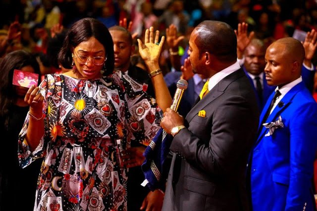 Oge Okoye Pictured in Popular South African (Pamela why) Church