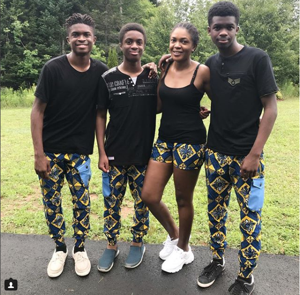 Interesting Comments Trail Omoni Oboli and her Sons’ Independence Day Picture