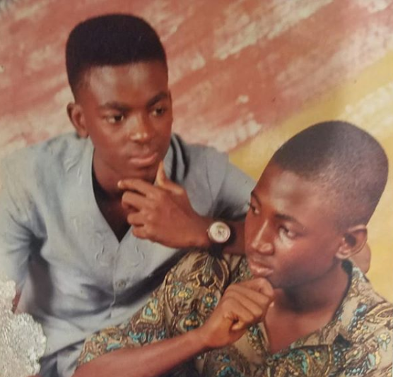 Check out Kunle Afolayan in this throwback photo