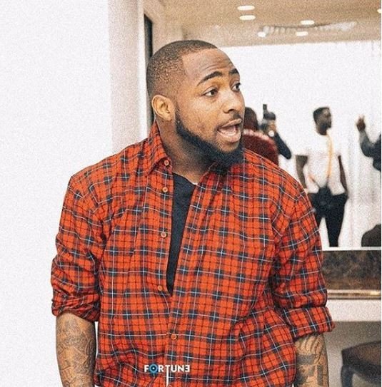 Cute photo of Davido in Dubai