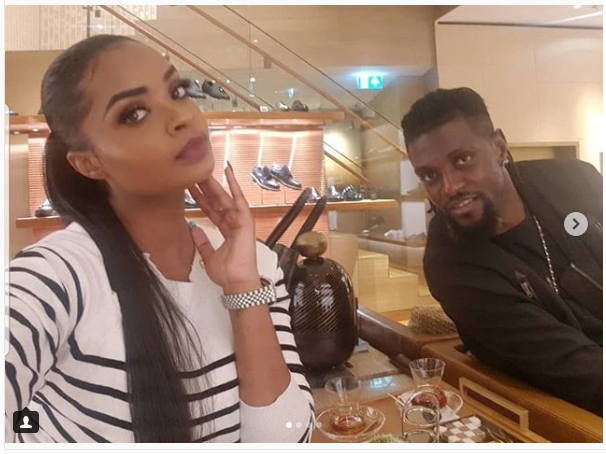 Dillish Mathews and Lover, Emmanuel Adebayor Mark First Anniversary