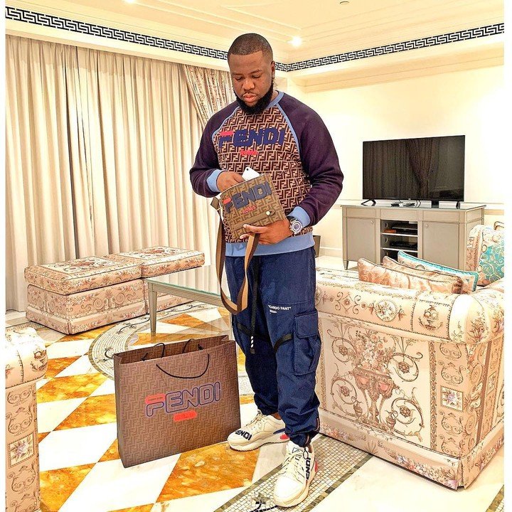 Hushpuppi Waves Bad Energy Away from himself in New Photo