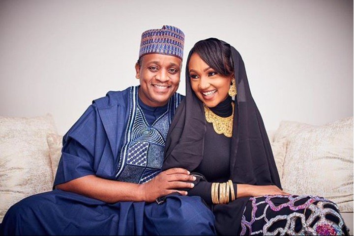 Zahra Buhari and her Husband, Ahmed Indimi Marks Second Wedding Anniversary with Cute Photos